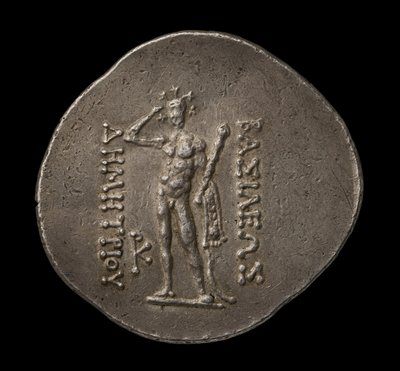 Indo-Griechische Münze (Silber) von Greek